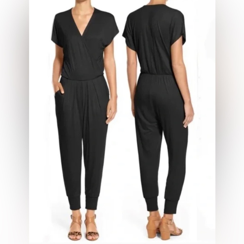 Loveapella Black Jumpsuit Women’s Size M NWT Stretch One Piece Outfit